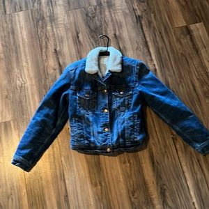 American Eagle Sherpa Denim Jacket size Medium